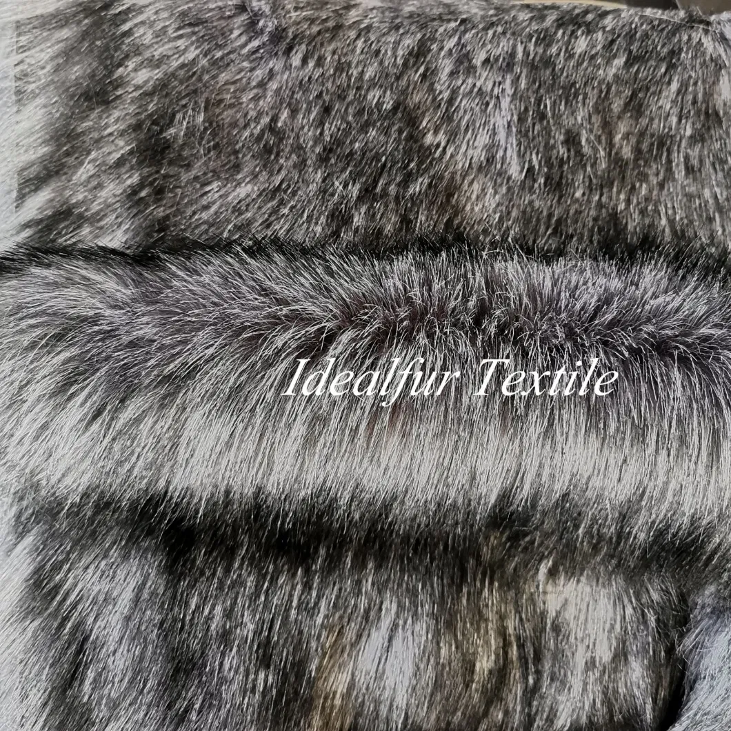 Smooth Winter Artificial Long Pile Faux  Fur Fabric